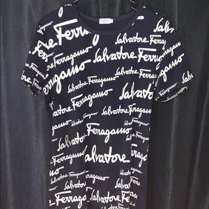 DarkBlue Ferragamo T-shirt